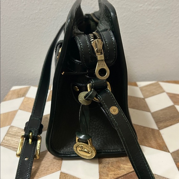 Dooney & Bourke Dark Green Leather Bag - Picture 7 of 9